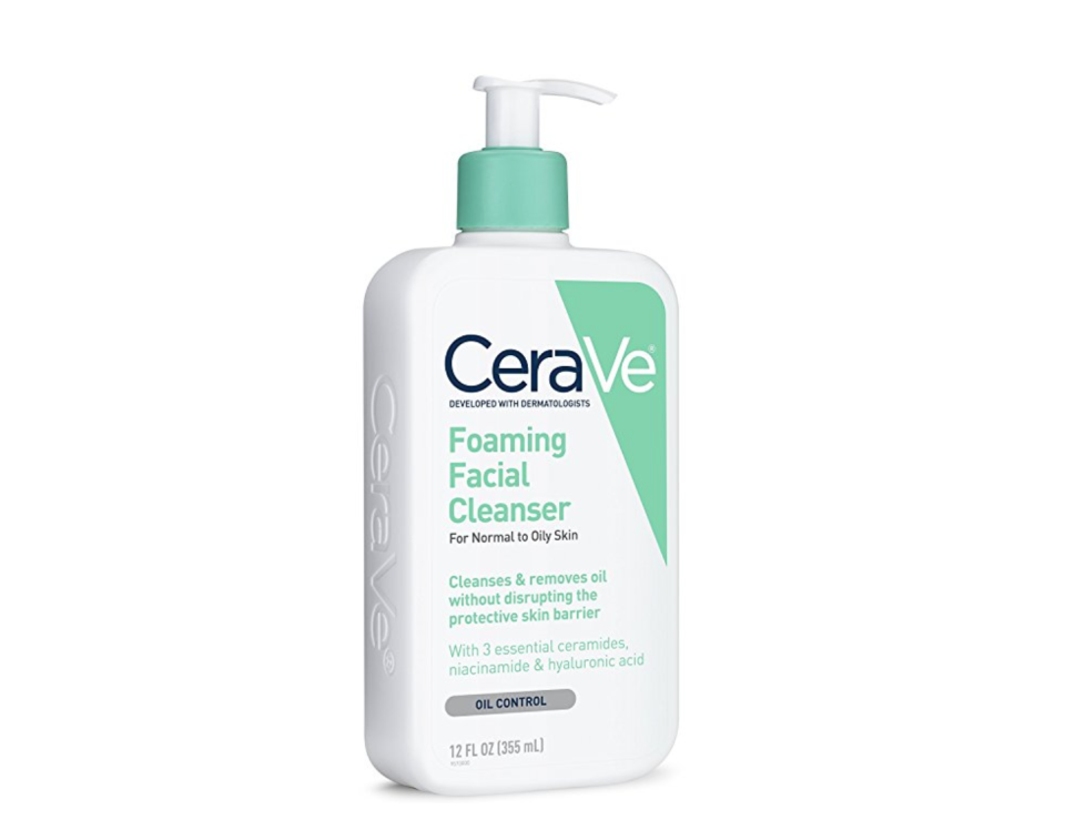 Best Cleanser: CeraVe Foaming Facial Cleanser