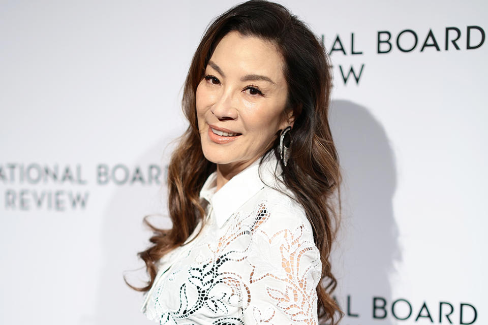 NEW YORK, NEW YORK - JANUARY 08:  Michelle Yeoh attends the National Board Of Review 2023 Awards Gala at Cipriani 42nd Street on January 08, 2023 in New York City. (Photo by Dimitrios Kambouris/Getty Images for National Board of Review)
