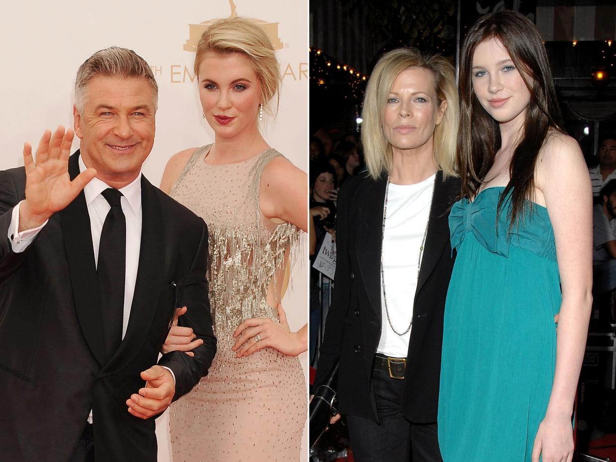 Alec Baldwin, Ireland Baldwin, Kim Basinger