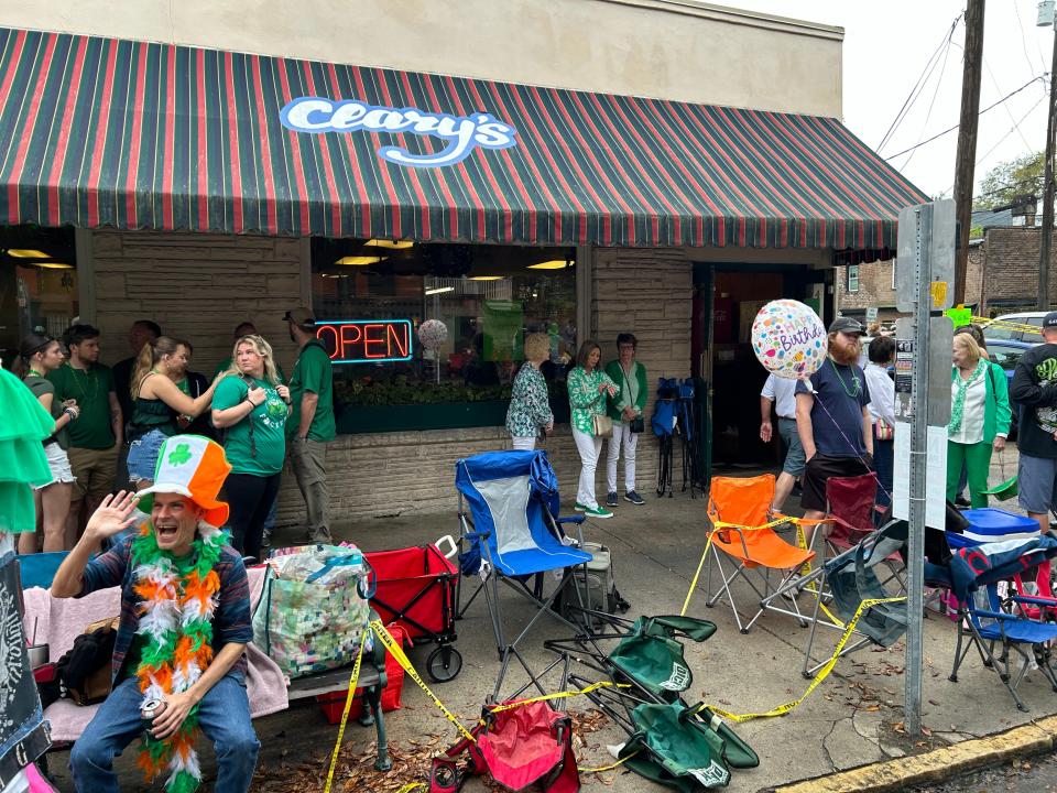 The storied Clary’s Cafe, which opened an hour earlier than normal for breakfast, is bustling ahead of the 200th Savannah St. Patrick's Day Parade.