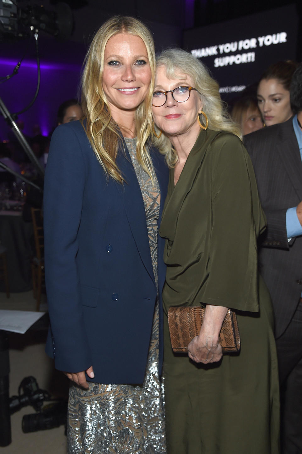 Gwyneth Paltrow and Blythe Danner at an event