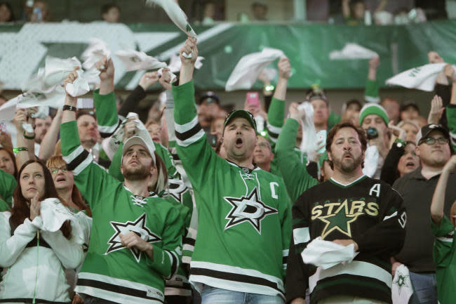 Dallas Stars hockey fans