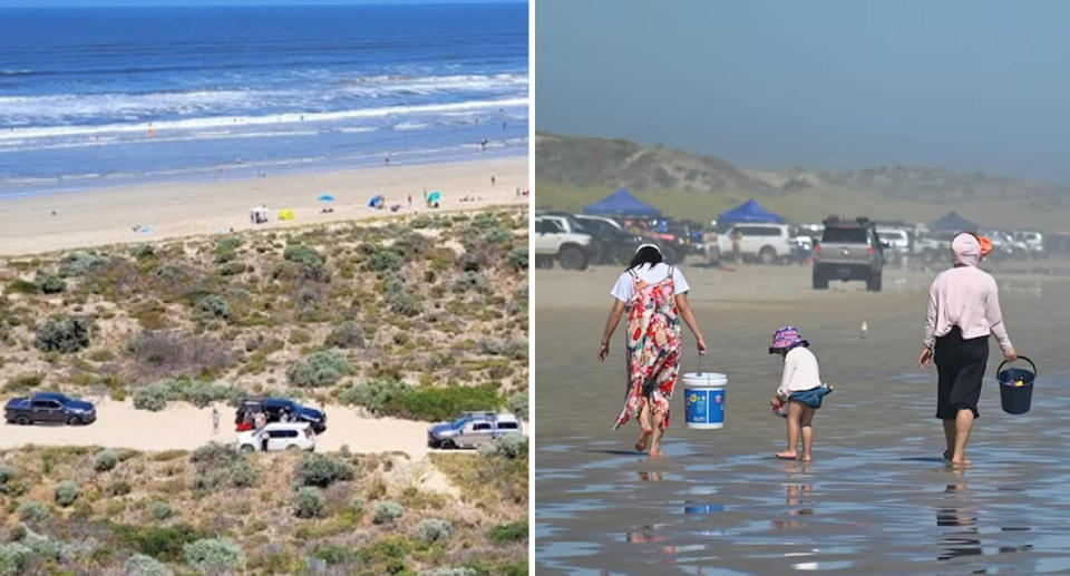 Motorists on Goolwa Beach will be expected to adhere to new speeding limits. Source: Google/ABC