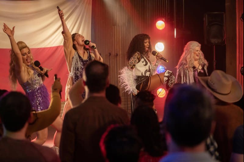 From left to right, Busy Philipps, Sara Bareilles, Renée Elise Goldsberry and Paula Pell return in "Girls5eva." Photo courtesy of Netflix