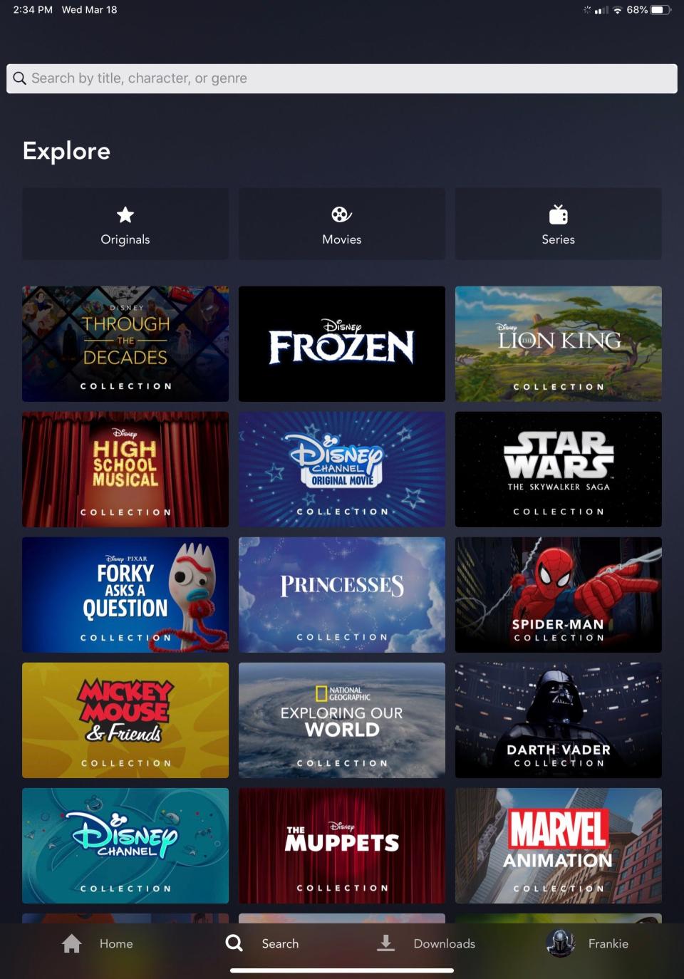 Disney+ subscribers can download content to watch offline, but here you have unlimited access to shows and movies.