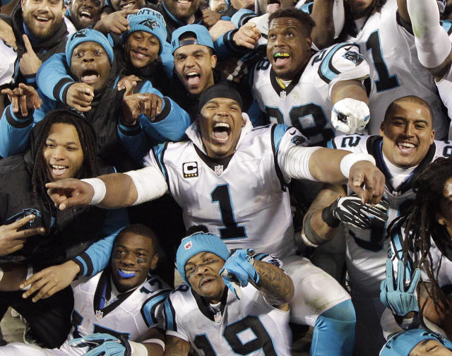 Cam Newton Fires it to Jerricho Cotchery for the Game-Winning TD