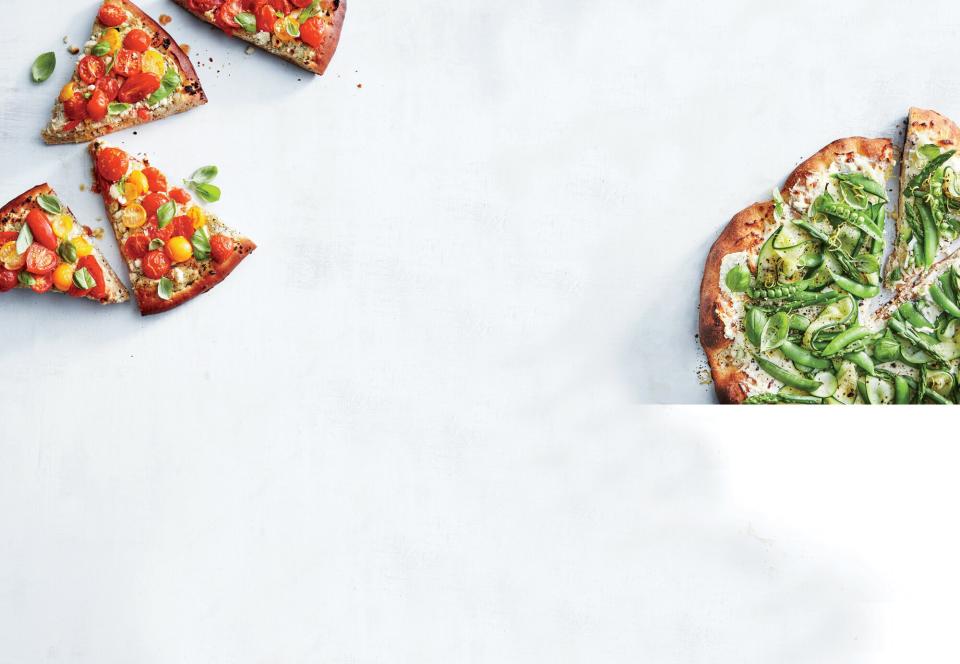 Friday: Tomato-Ricotta Pizza