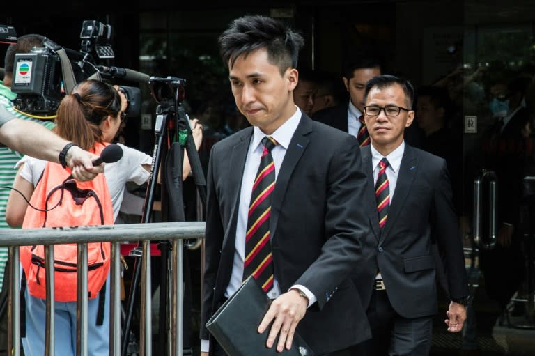 The seven officers all pleaded not guilty to the attack on Civic Party activist Ken Tsang