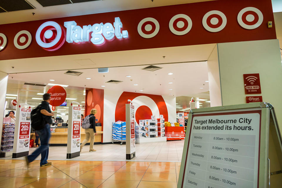 A Target store in Melbourne. (Source: Getty)