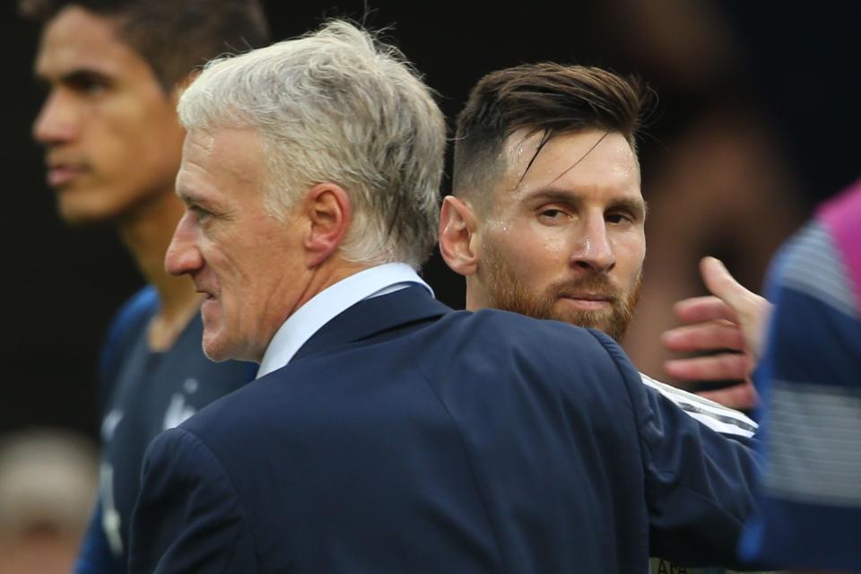 El entrenador de Francia, Didier Deschamps, dice que tiene una idea sobre cómo detener a Lionel Messi en la final de la Copa del Mundo (Crédito: ROMAN KRUCHININ/AFP a través de Getty Images)