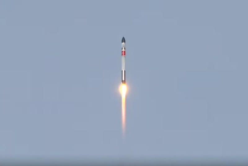 Rocket Lab's Electron launches NASA’s new composite solar sail into space where it will undergo weeks of testing. Korean payload NEONSAT-1 was also on board the New Zealand launch in a rideshare mission called “Beginning of the Swarm." Photo courtesy of Rocket Lab