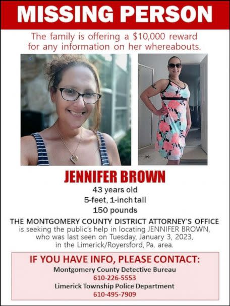 PHOTO: The Montgomery County District Attorney's Office released this missing person poster. (Montgomery County District Attorney's Office)