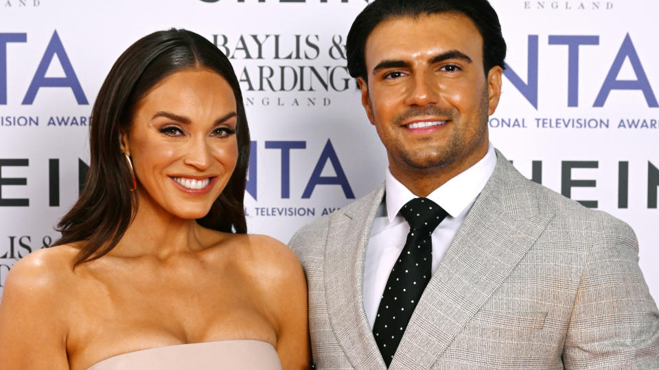 LONDON, ENGLAND - SEPTEMBER 11: Vicky Pattison and Ercan Ramadan attend the NTAs 2024 at The O2 Arena on September 11, 2024 in London, England. (Photo by Jeff Spicer/Getty Images for the NTA's)