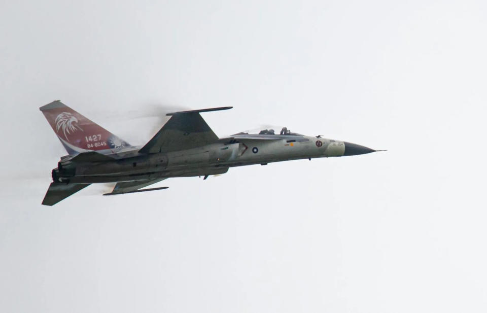 <strong>IDF經國號戰機。(圖/中天新聞)</strong>