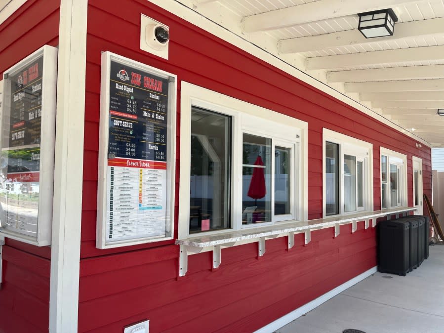 The rebuilt Ottawa Beach General Store near the Holland State Park. (May 22, 2024)