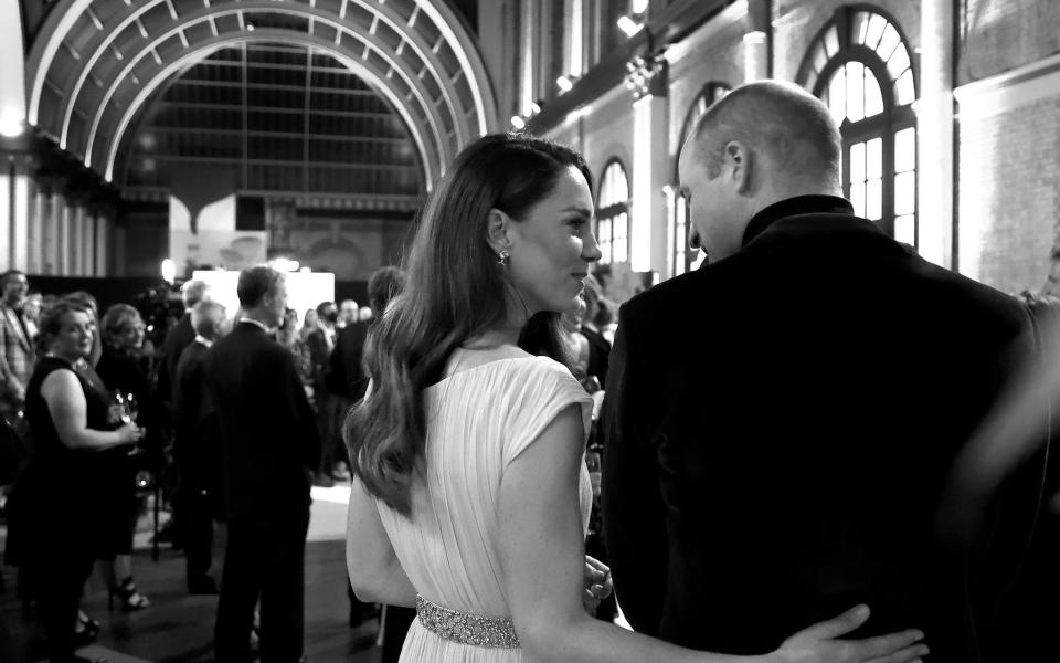 The Duchess and Duke backstage at the Earthshot Prize ceremony - Chris Jackson for The Royal Foundation