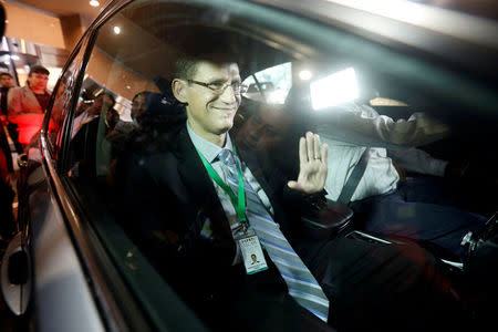 Kenneth Smith, Mexico's Chief negotiator for the renewal of the North American Free Trade Agreement (NAFTA), smiles where the second round of NAFTA talks involving the United States, Mexico and Canada is taking place in Mexico City, Mexico, September 4, 2017. REUTERS/Edgard Garrido