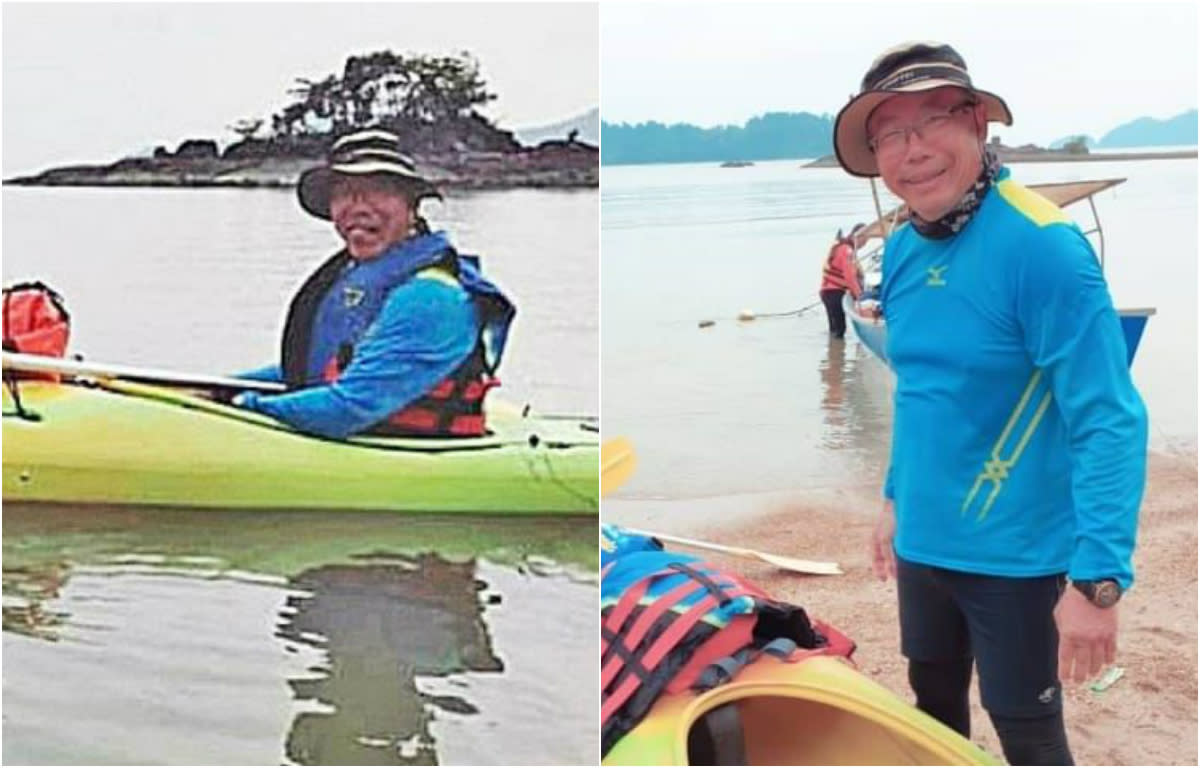 (PHOTOS: Tan Eng Soon, 62, a Singaporean who is a retired lawyer/Social media)