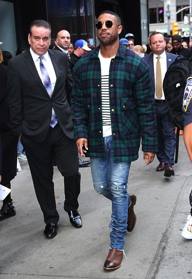 style michael b jordan suit