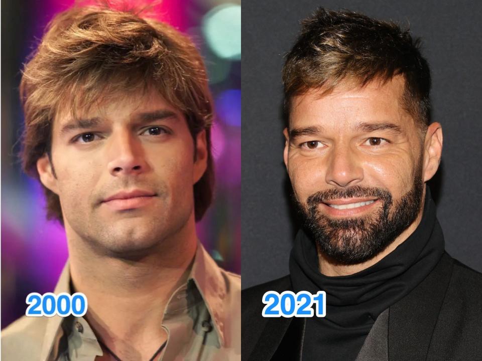 ricky martin then and now