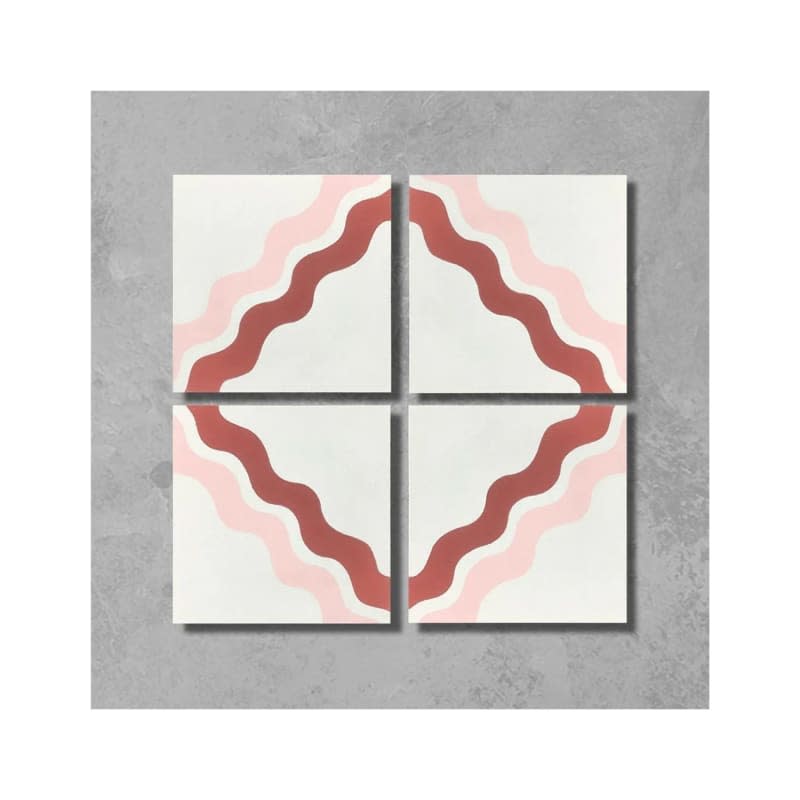 Bert & May Ric Rac Bubblegum Two Tile