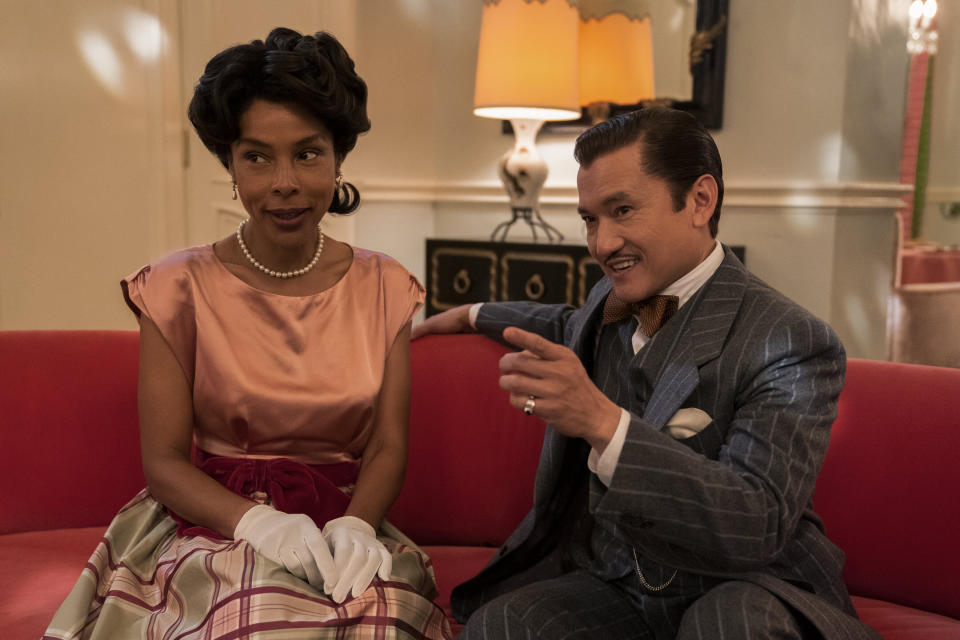 Sophie Okonedo and Jon Jon Briones in "Ratched." (Photo: SAEED ADYANI/NETFLIX)