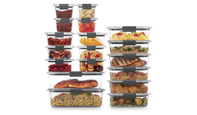 Rubbermaid Brilliance Pantry Storage Container, 16 Cup, Dishwasher Safe -  Yahoo Shopping