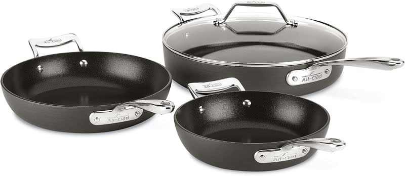 All-Clad Essentials Nonstick Skillet Set