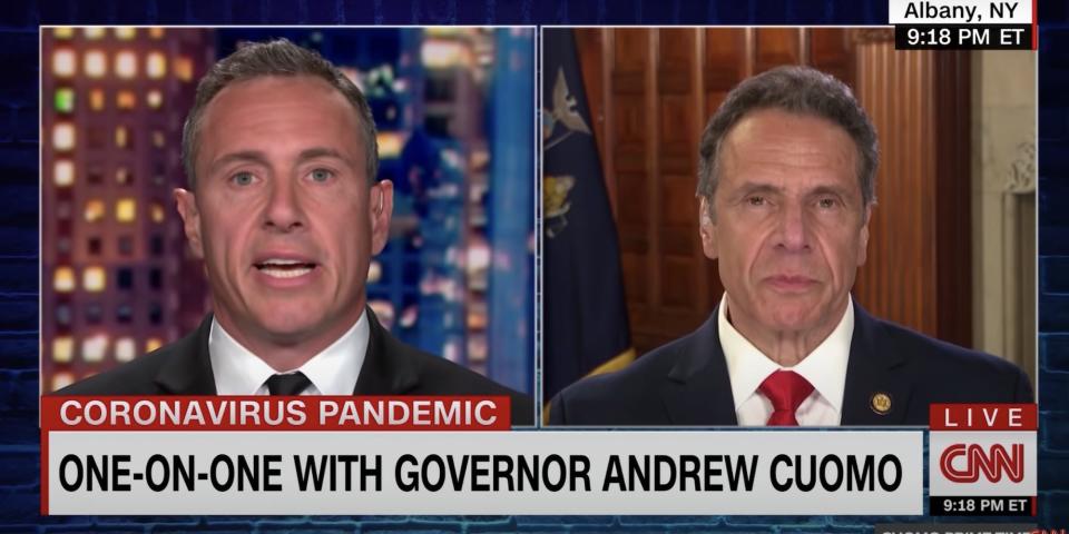 andrew and chris cuomo cnn