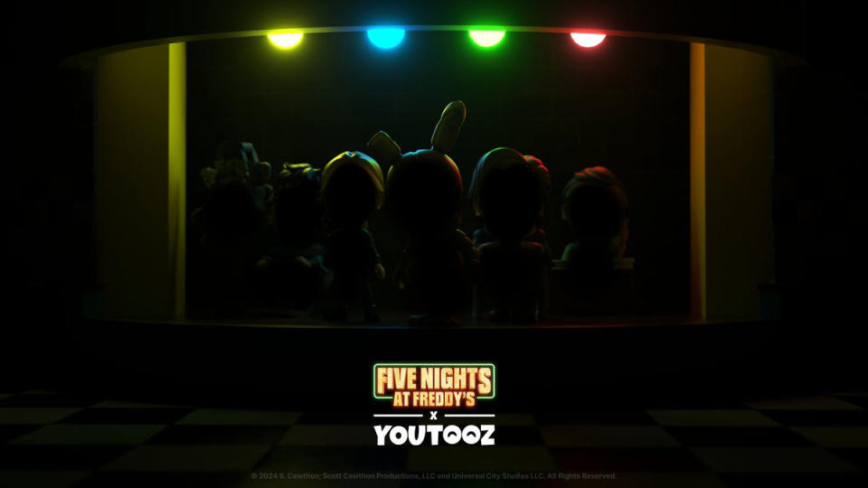 Las figuras de Youtooz de Five Nights at Freddy's están cerca