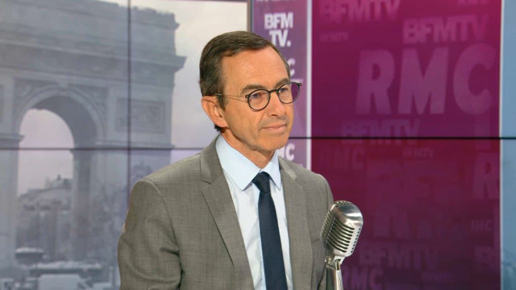 Bruno Retailleau au micro de BFMTV et RMC le 16 juillet 2020 - BFMTV