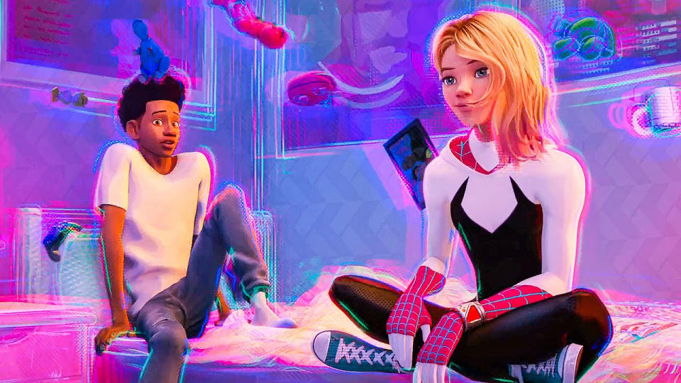 Shameik Moore and Hailee Steinfeld in Spider-Man: Across the Spider-Verse