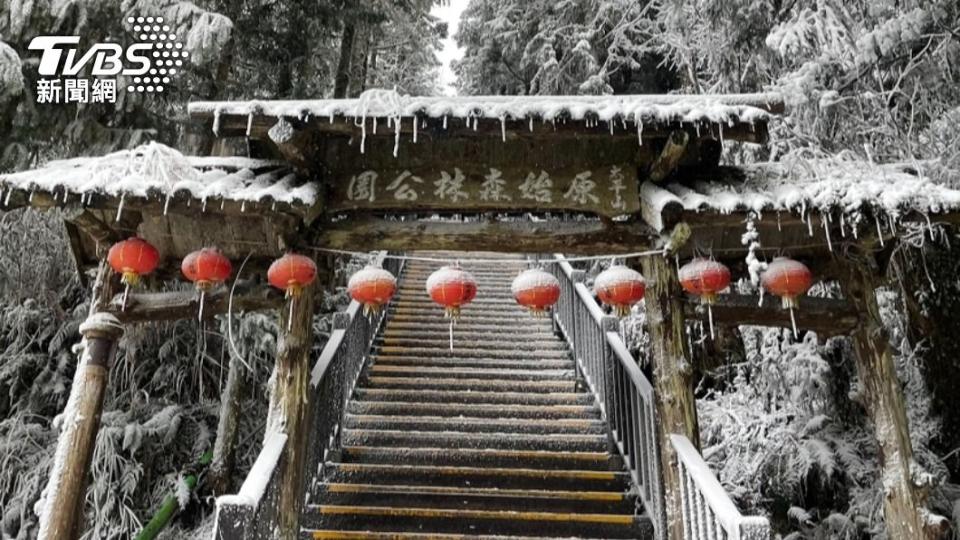 太平山在這波冷氣團有望降雪。（圖／TVBS資料畫面）