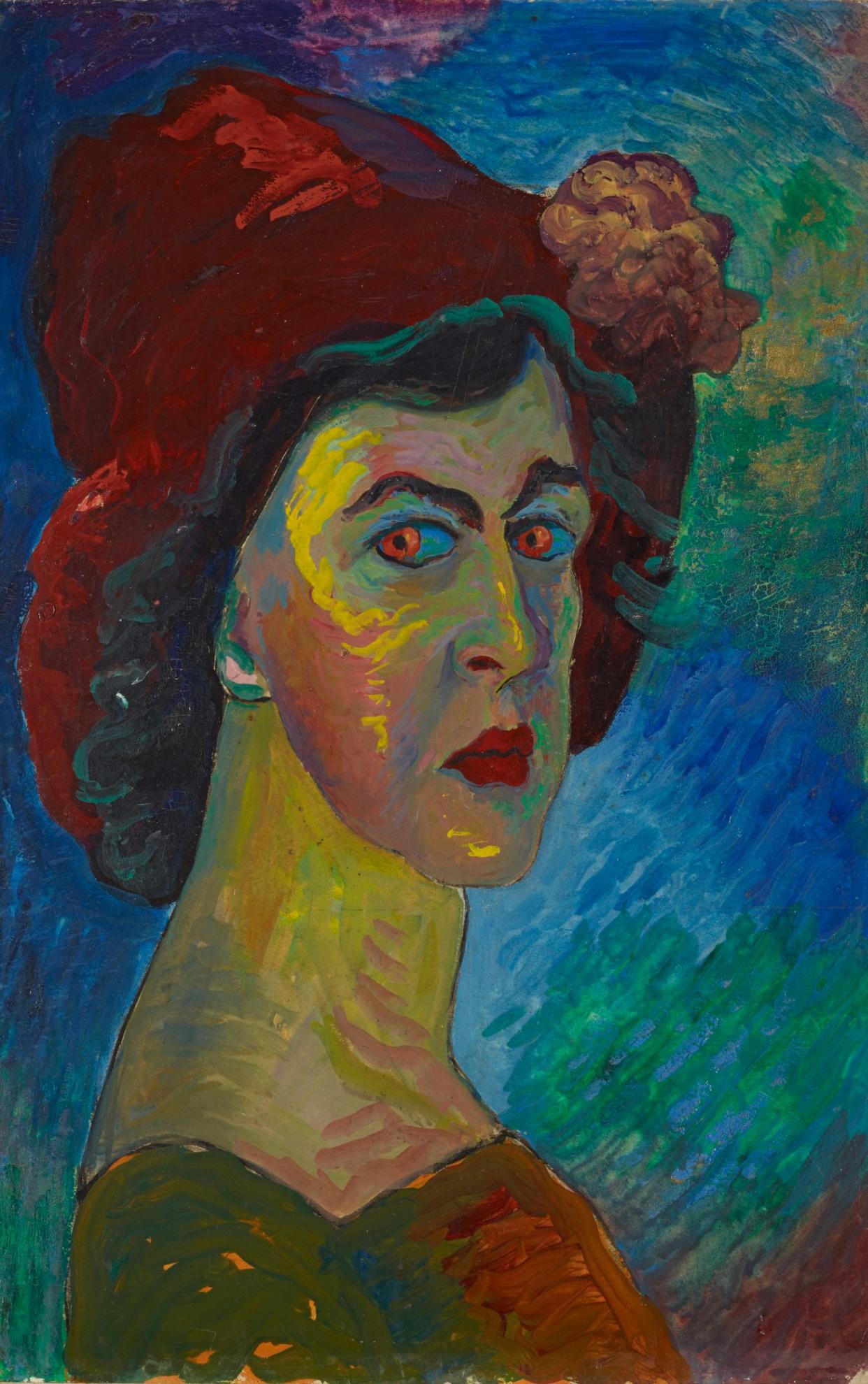 Marianne von Werefkin's Self-portrait I (c.1910)