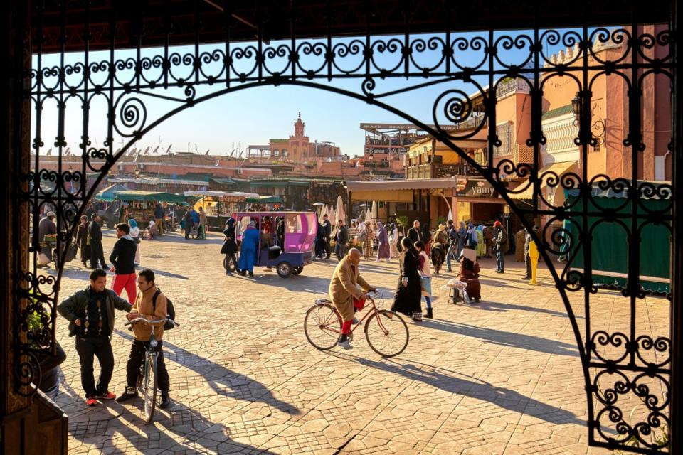 Jemaa el-Fnaa Square in Marrakech’s Medina quarter (Alamy Stock Photo)