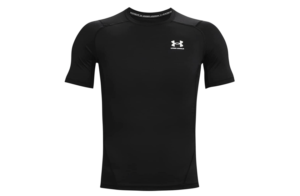 4) Under Armour Heatgear Compression Short-Sleeve T-Shirt