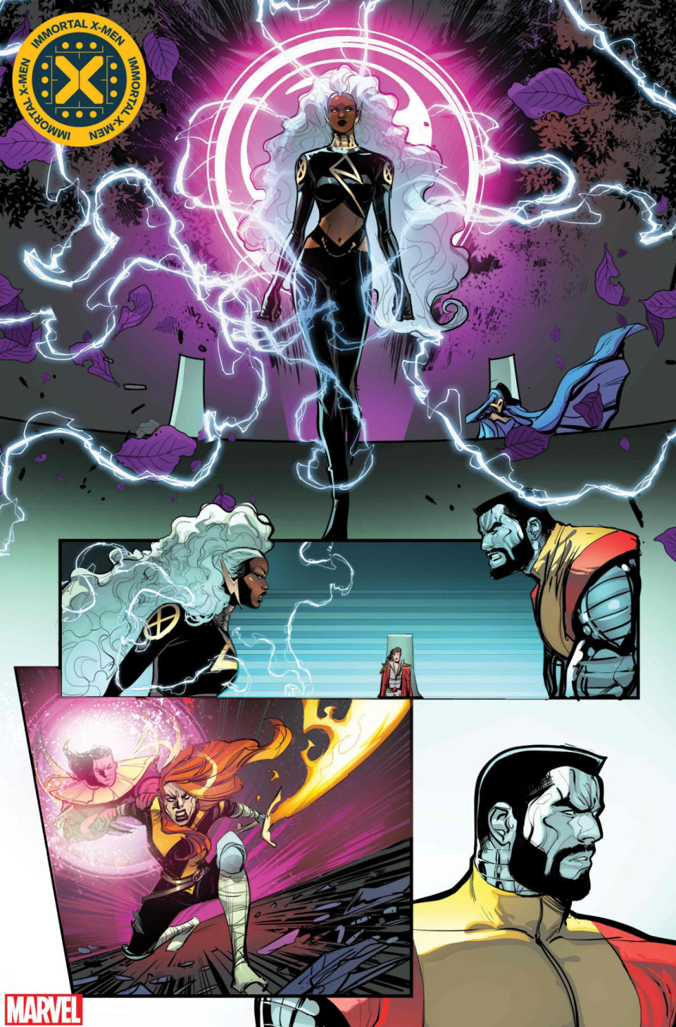 Immortal X-Men #12 interior pages