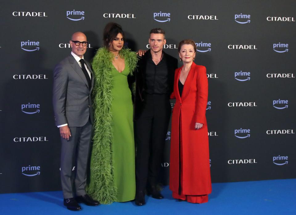 Stanley Tucci, Priyanka Chopra Jonas, Richard Madden and Lesley Manville