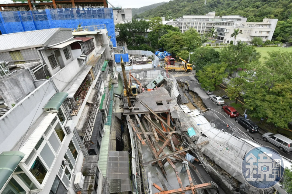 基泰建設因施工導致鄰房毀損。