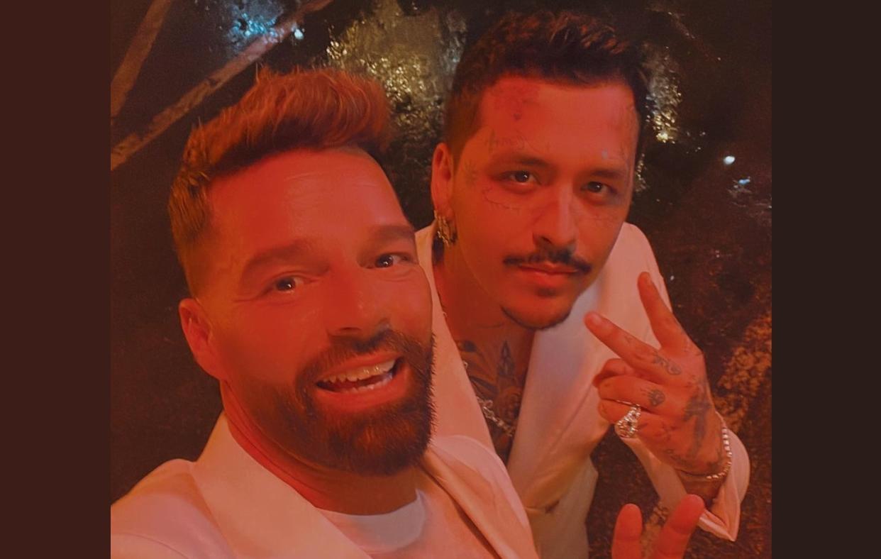 Ricky Martin y Christian Nodal / Cortesía 