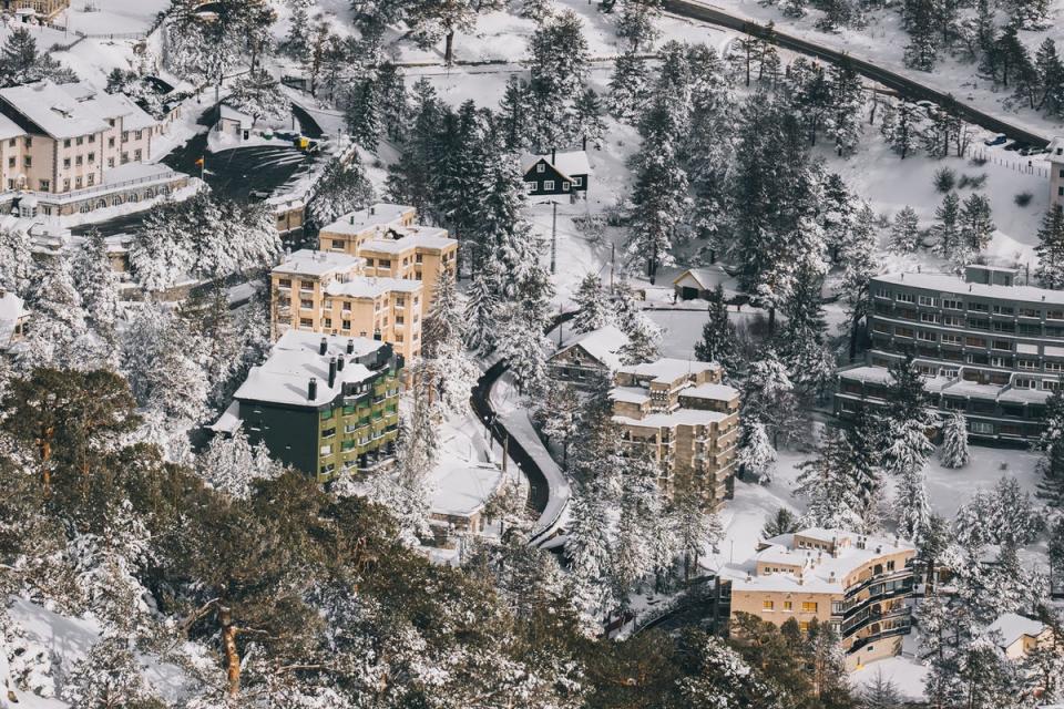 Navacerrada resort is typically laden with snow at this time of the year (Getty Images/iStockphoto)