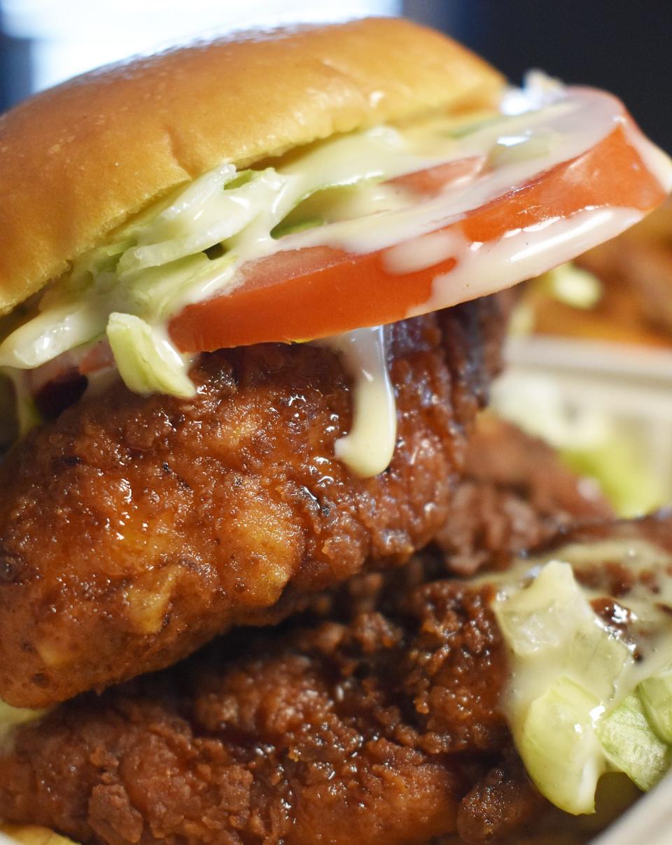Can't go wrong with a classic chicken sandwich at The Bearded Chicken.