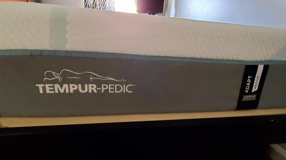 A close-up of the Tempur-Pedic Tempur-Adapt mattress