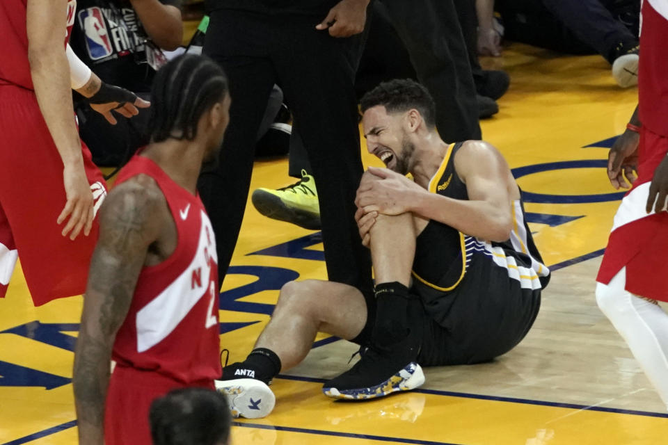 Klay Thompson。 (AP Photo/Tony Avelar, File)