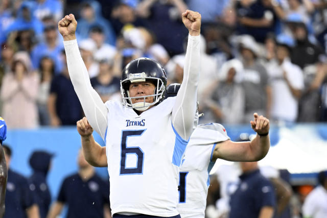 Folk's OT field goal in rain helps Titans snap 8-game skid with 27-24 win  over Chargers