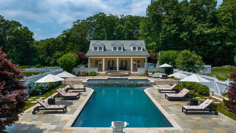 97 Pecksland Road in Greenwich, CT pool and pool house