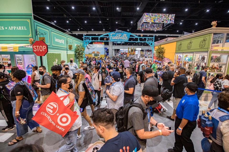 SAN DIEGO, CALIFORNIA - JULY 22: General view of the atmosphere at 2022 Comic-Con International Day 2 at San Diego Convention Center on July 22, 2022 in San Diego, California.