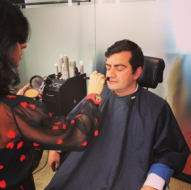 Sorry Sam Dastyari, no makeup chairs in the jungle. Photo: Instagram/sam_dastyari