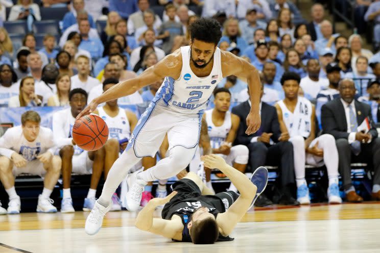 Joel Berry was back at his best in North Carolina’s Sweet 16 win over Butler. (Getty)