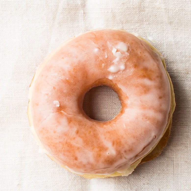 Not into jelly filling? Go for these classic glazed donuts, which look like they came straight out of a Krispy Kreme box. Except they didn’t, because you made them yourself. <a href="https://www.epicurious.com/recipes/food/views/classic-glazed-doughnuts-51160200?mbid=synd_yahoo_rss" rel="nofollow noopener" target="_blank" data-ylk="slk:See recipe.;elm:context_link;itc:0" class="link ">See recipe.</a>